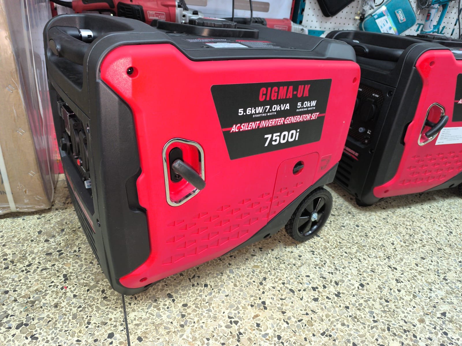 .Gasoline inverter silent generator KM7000I-K5 CIGMA-UK 7KVA