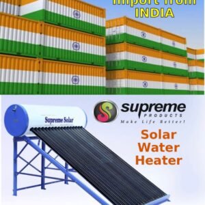 INDIA SOLAR WATERHEATER Non Pressurized - Glass Line 220l