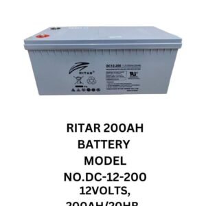 Ritar 200ah backup battery 12volts