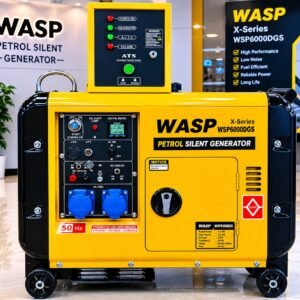 Automatic Wasp Petrol Silent generator 6.5kva with Ats
