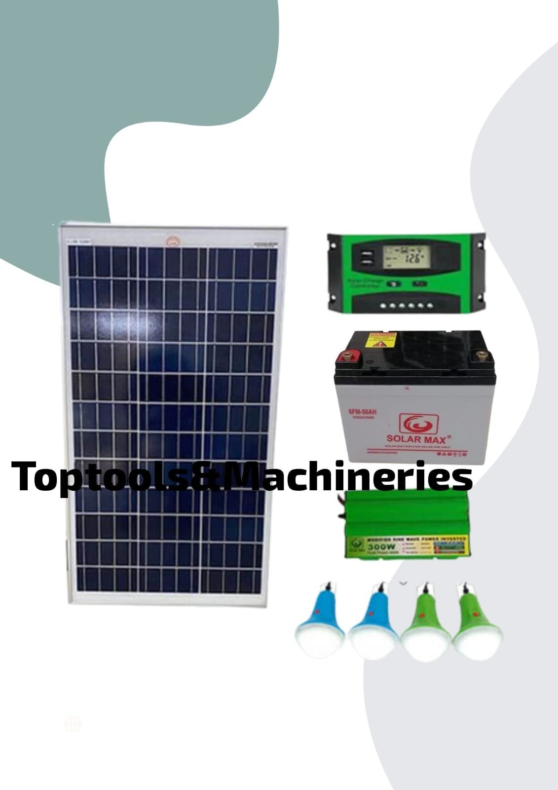 100watts complete solar kit