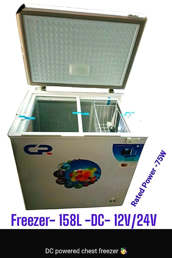 GR solar dc freezer 158ltrs 100watts
