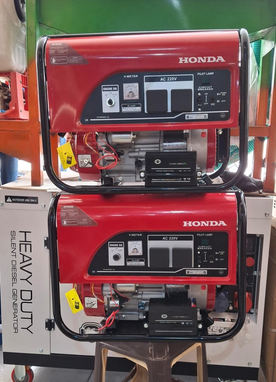 Honda Petrol Generator 6.5kva with Keystart