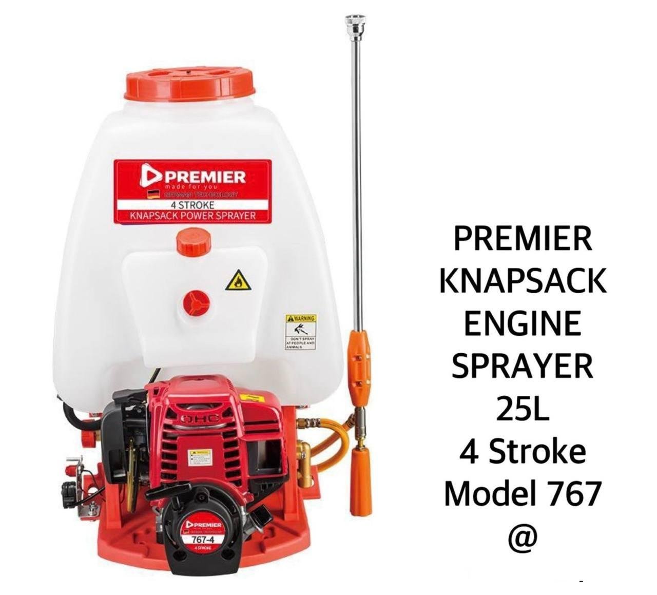 Premier farm knapsack sprayer 25ltrs 4stroke