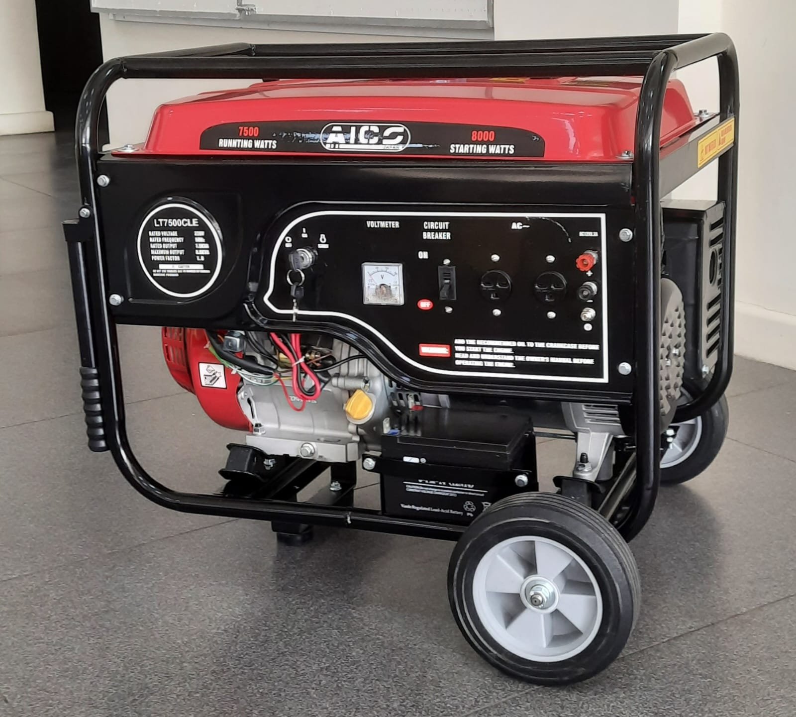 Aico gasoline generator LT7500CLE 7.5kva key start