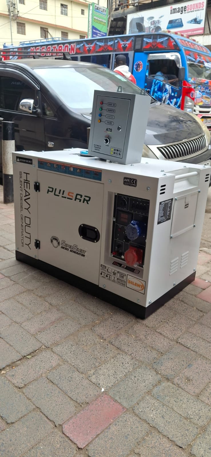 Pulsar heavy duty silent diesel generator 15kva 3phase