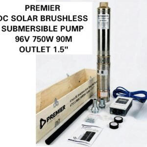 Submersible solar waterpump 90mtr 750watts 96v 1.5inch