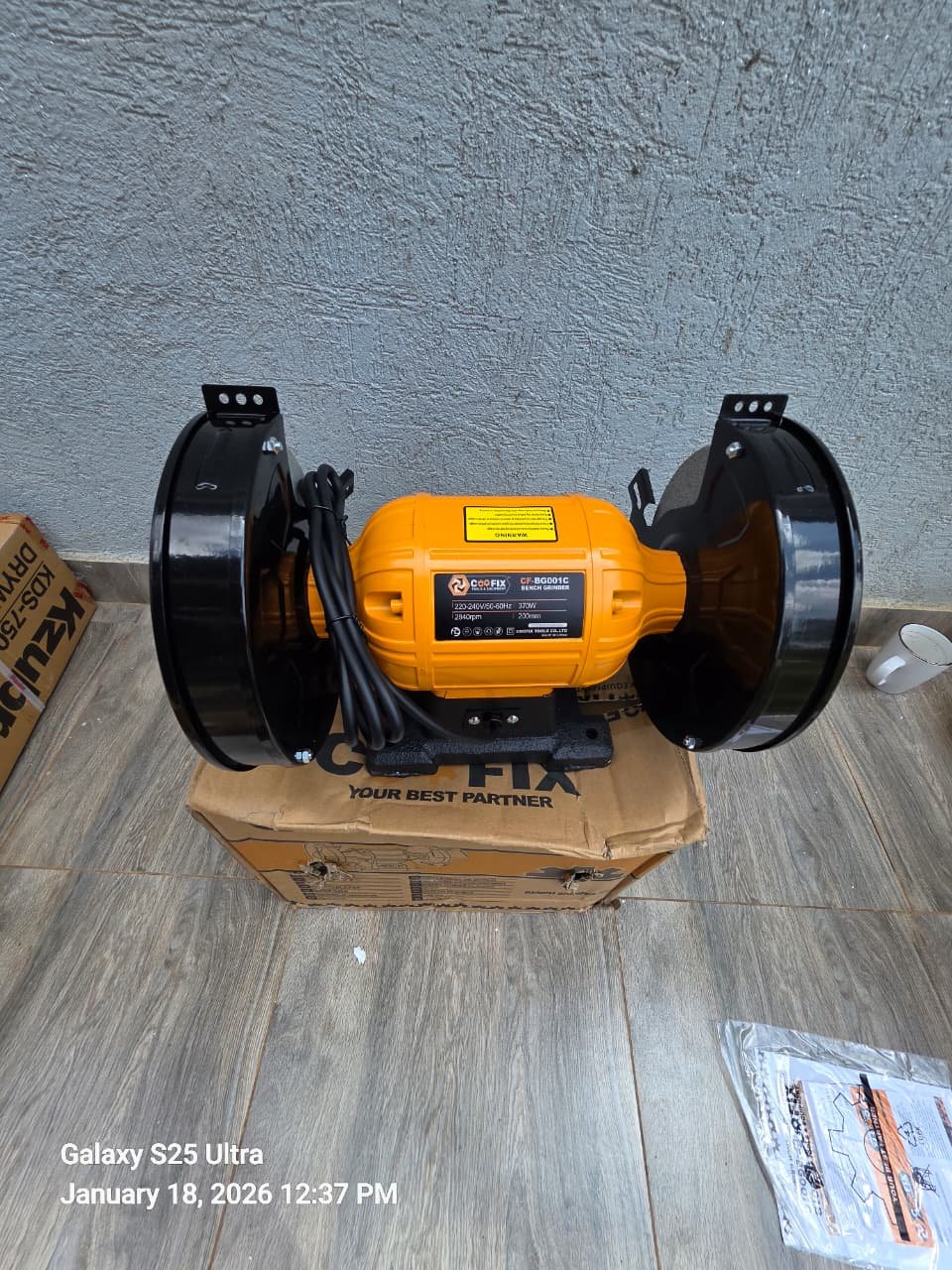 Coofix bench grinder 125mm