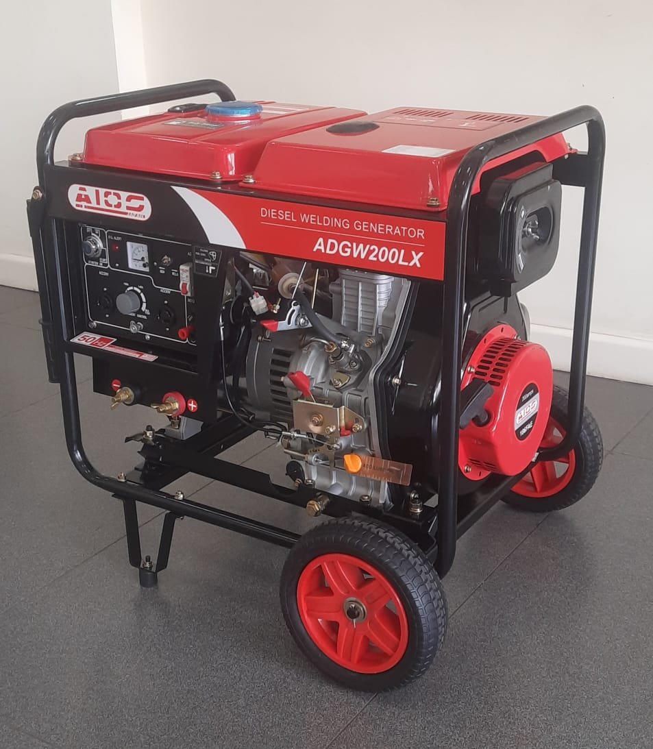 ADGW200LX Aico Japan Diesel Welder Generator Rated output 7.5kva OPEN TYPE