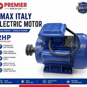 Kmax italy electric motor 2hp single phase