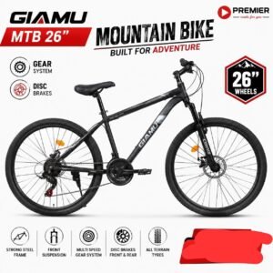 Size 26 mountain bike with gear and disc brake