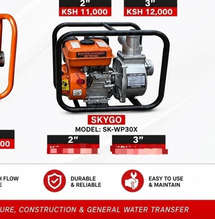 Skygo high pressure waterpump 3inch skwp30x 8hp
