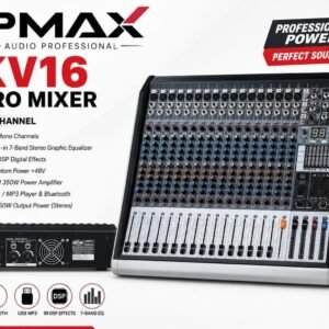 Pmax kv16 pro audio mixer 16channel