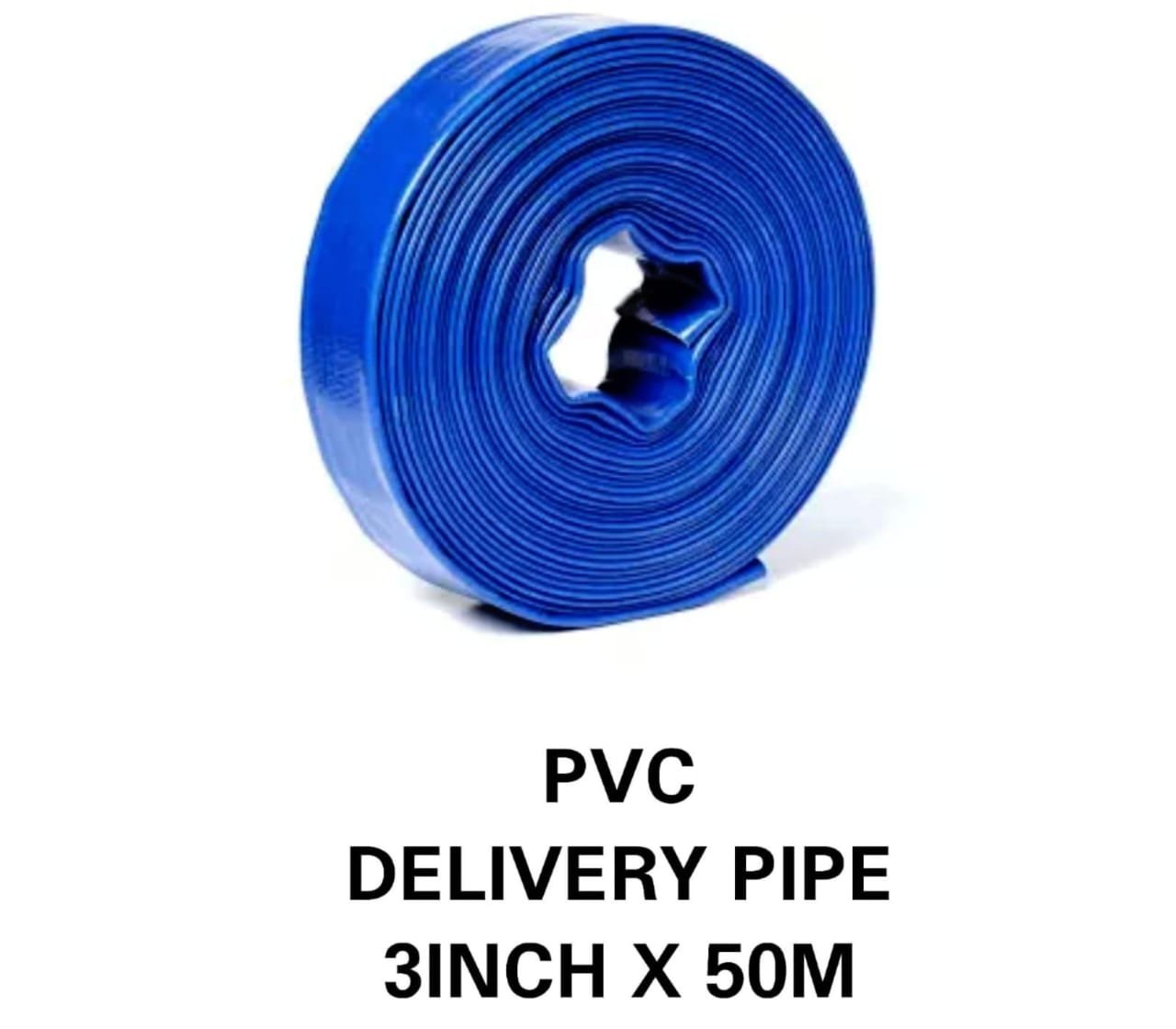 Pvc water delivery pipe 3inch 50mtrs