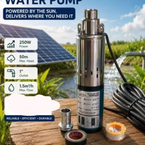 Dc solar water pump 250watts 50m