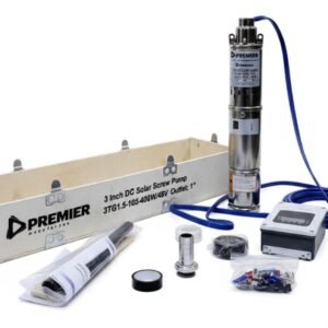 Premier dc solar brushless 400w 105m 48v submersible pump
