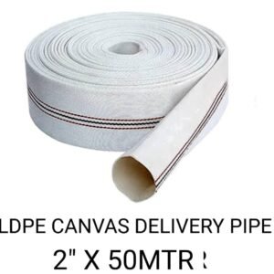 Ldpe canvas water delivery pipe 2inch 50mtrs