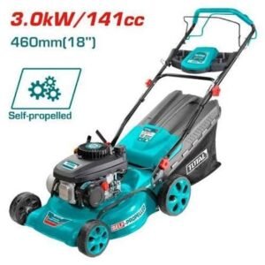 Total self propelled 141cc 4hp lawn mower 18inch
