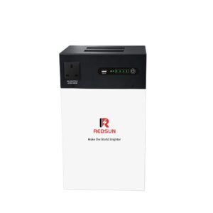 1kw Redsun Portable backup power station 2in1 500w+1000wh lithium