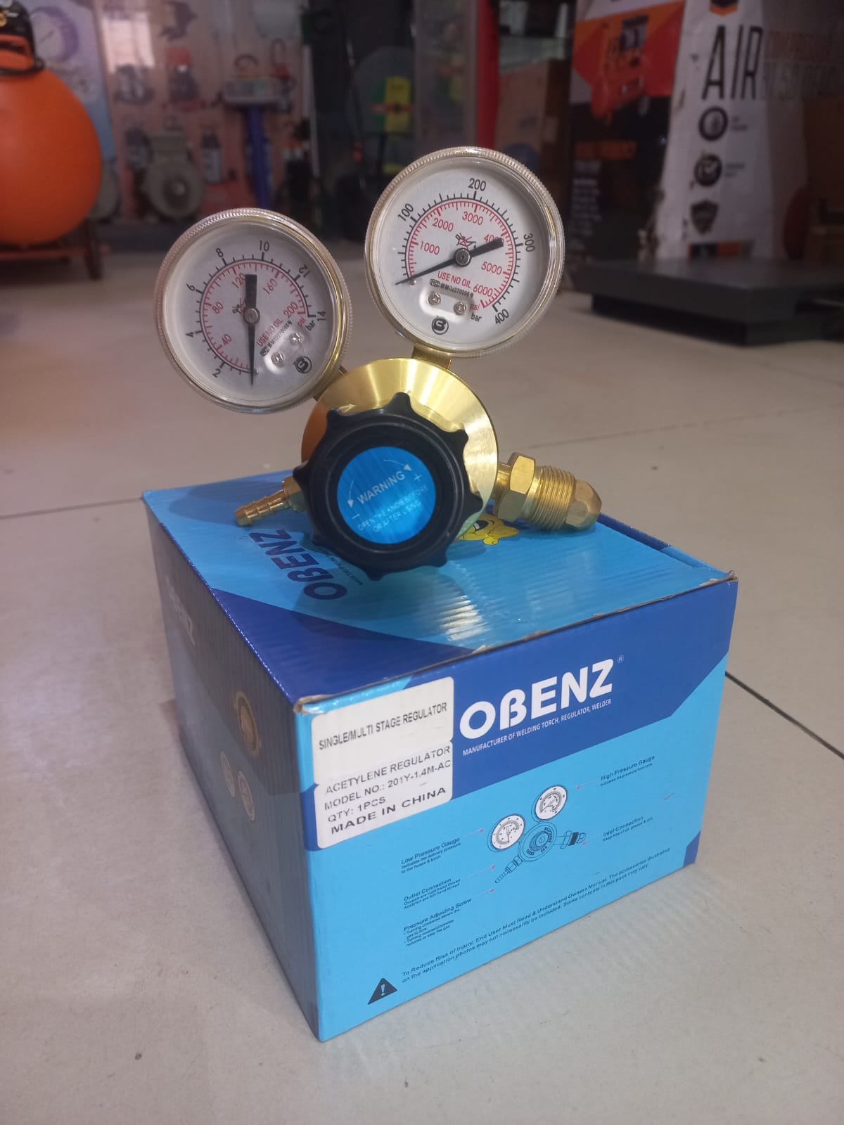 ACETYLENE SINGLE STAGE REGULATOR