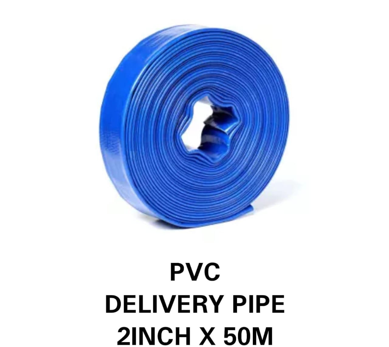 Pvc delivery water pipe 2inch 50mtrs