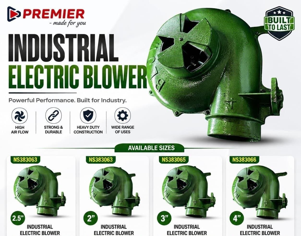 4inch industrial electric blower