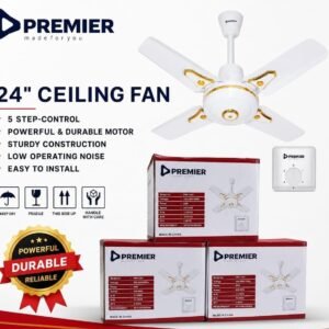 Premier ceiling fan 24inch 5 speed