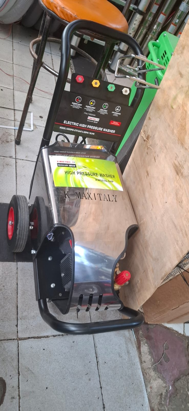 Kmax italy electric car wash machine 4000psi 5hp km5010 - Image 2