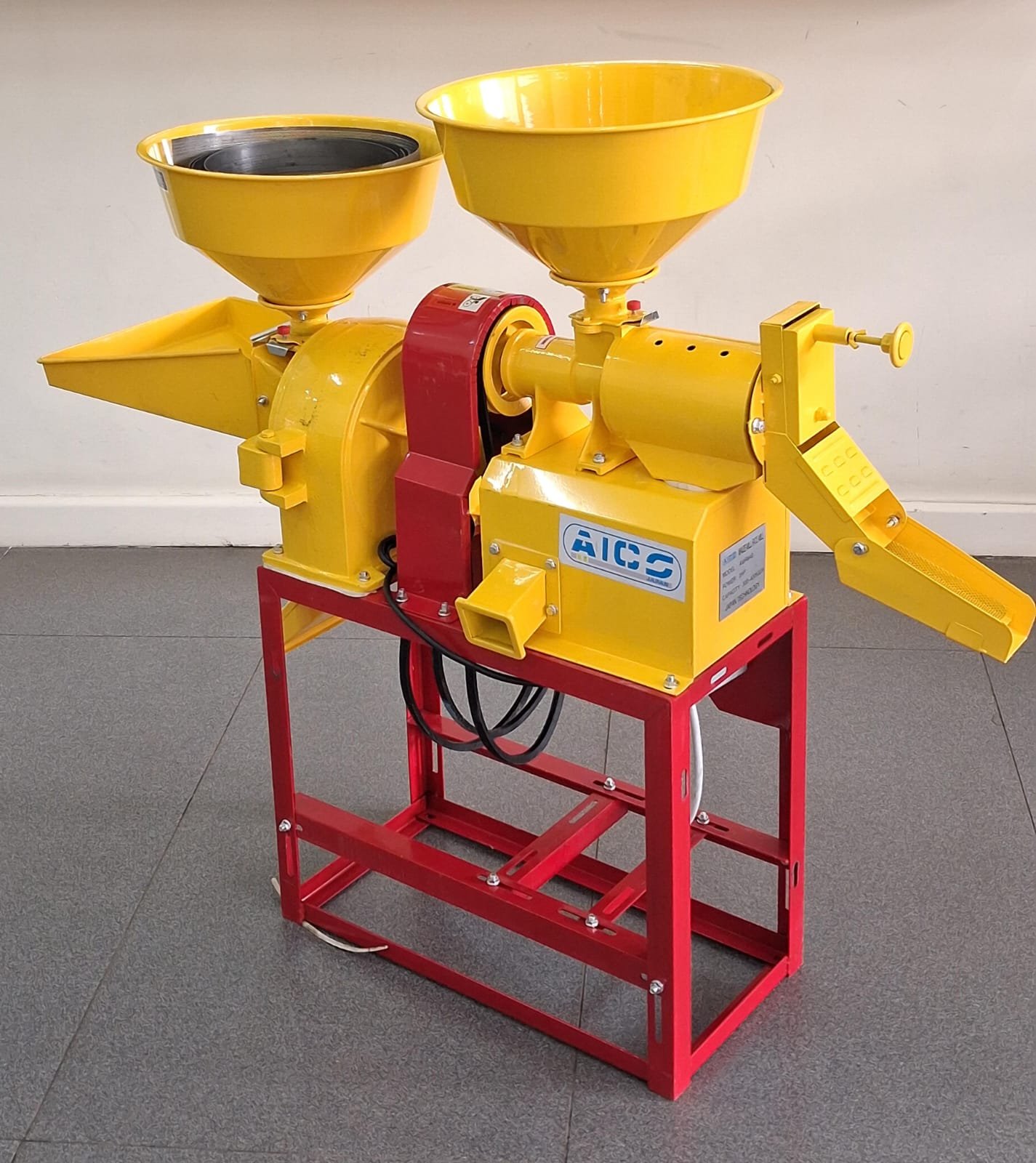 AMRM40 Aico Combined Rice Mill/Maize Mill 300kgs to 400kgs per hour 3hp motor