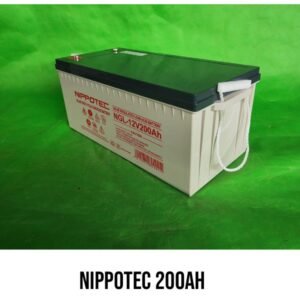 Nippotec agm gel deep cycle battery 200ah 12v