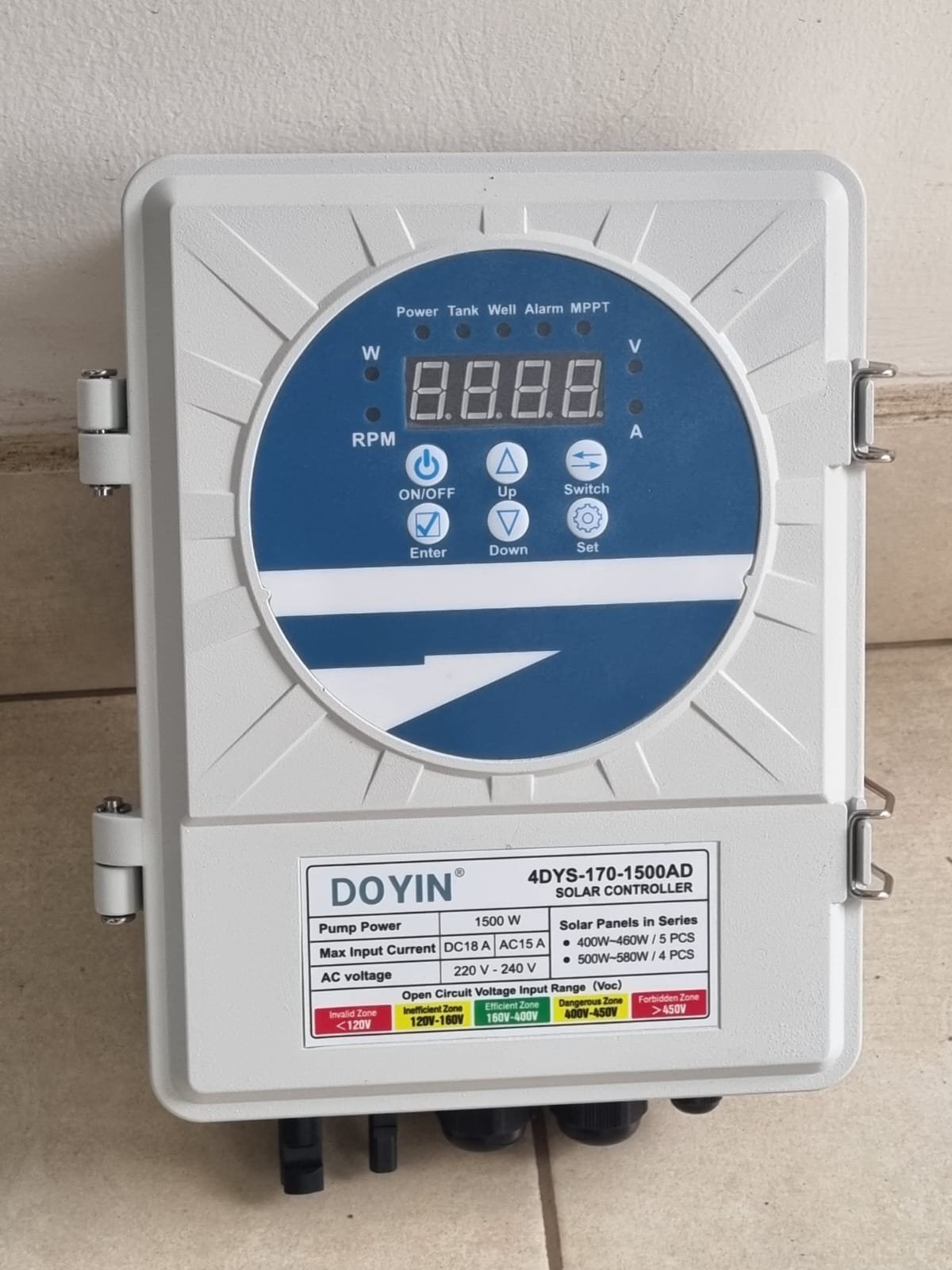 Doyin dc solar pump controller 1500watts 4ys170