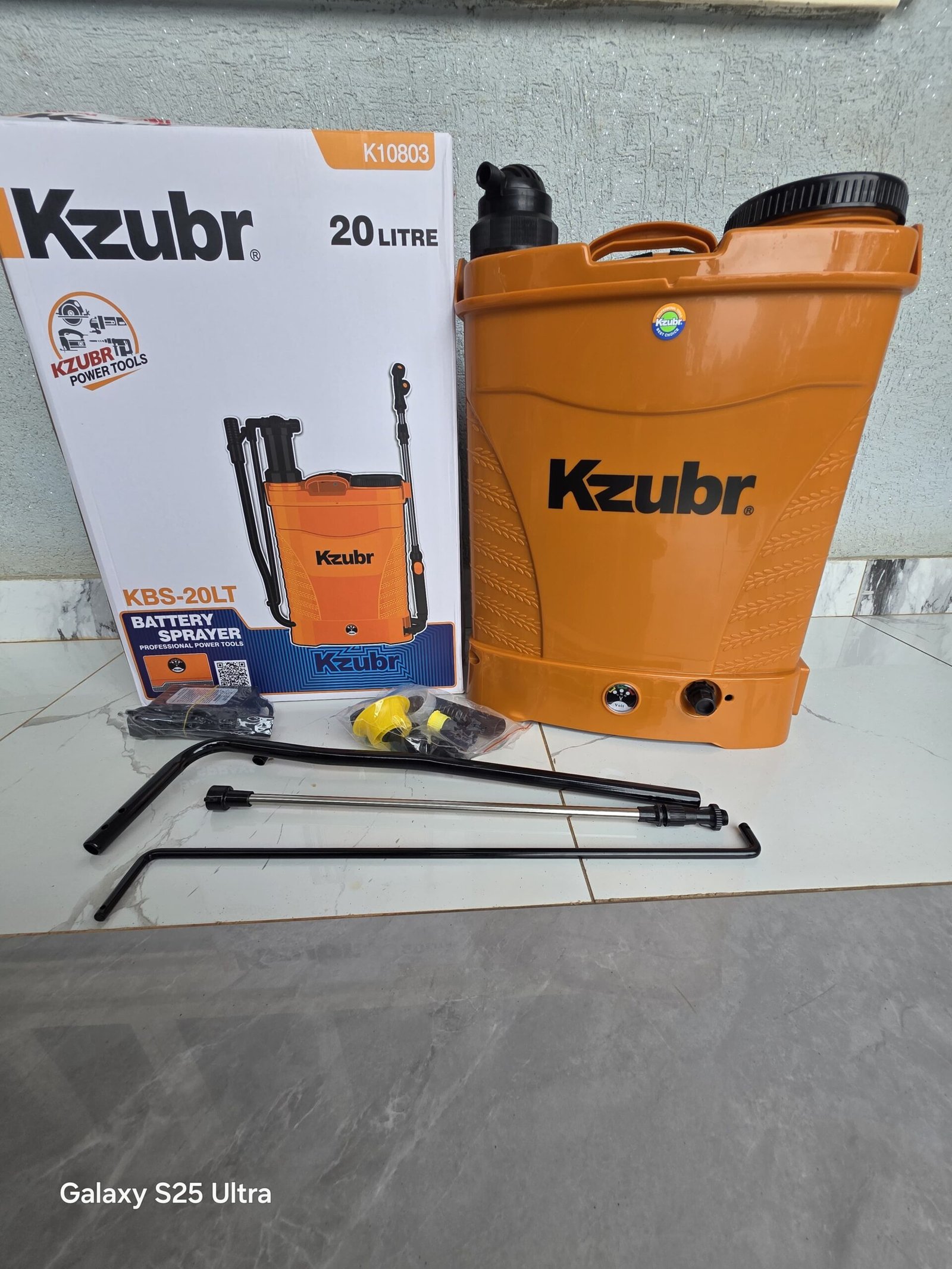 Kzubr 20litres cordless knapsack 2 in1 - Image 2