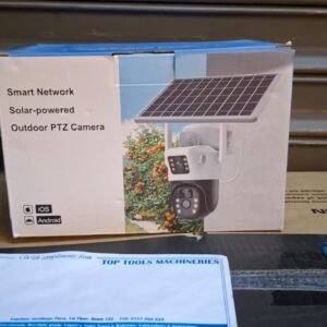 Solar smart camera HD dual lens cctv
