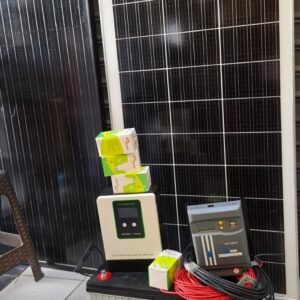 1kw Solar backup package kit with 200ah battery