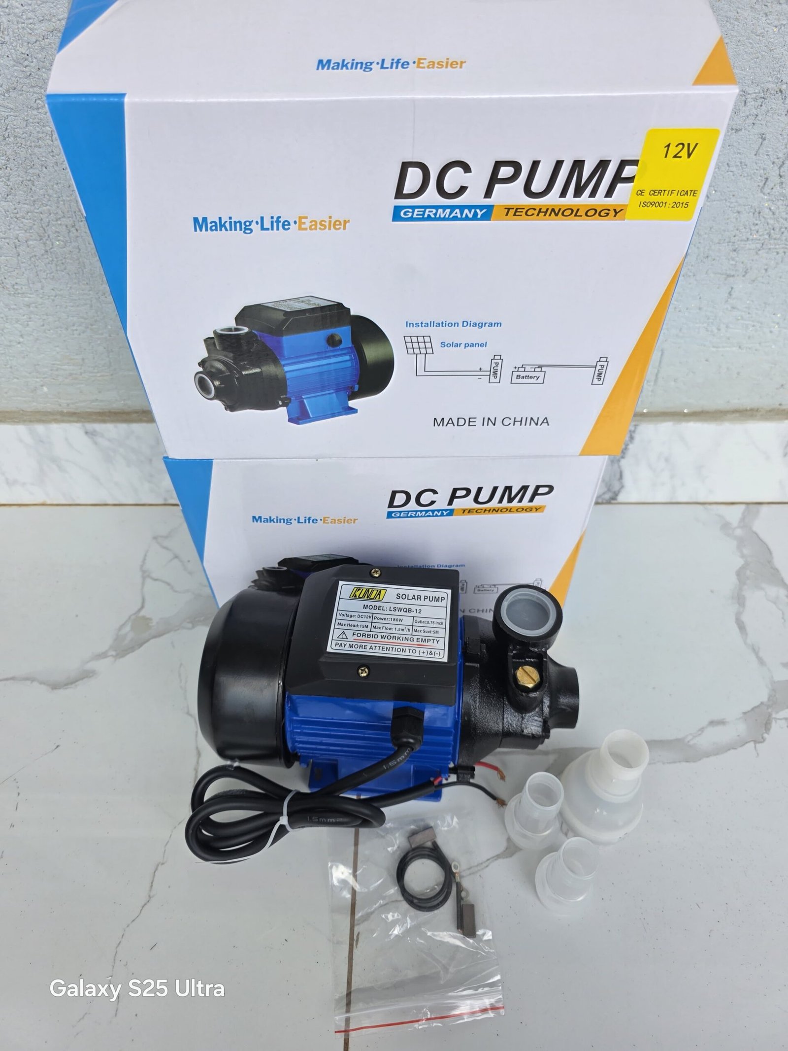 24v DC booster pump 280watts