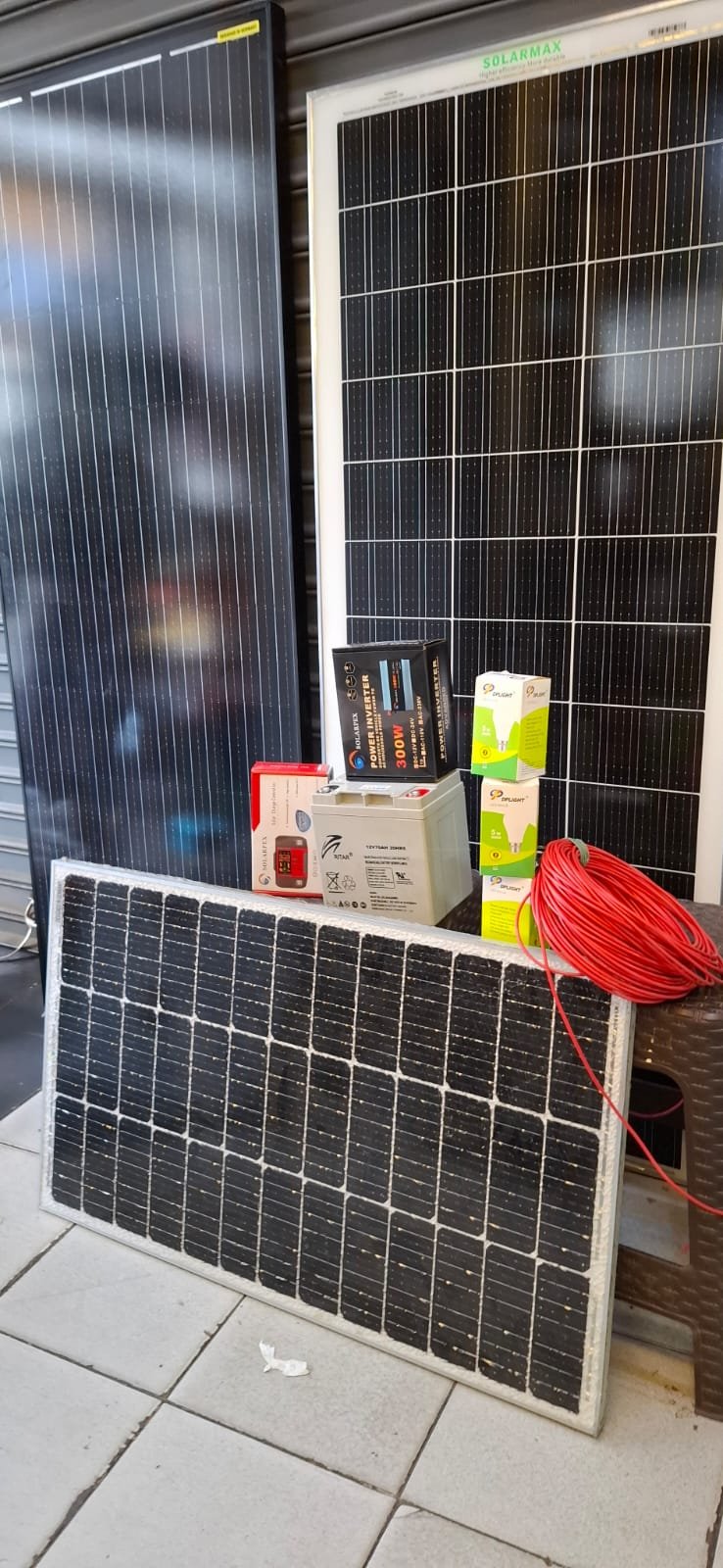 Complete solar system kit 120watts - Image 2