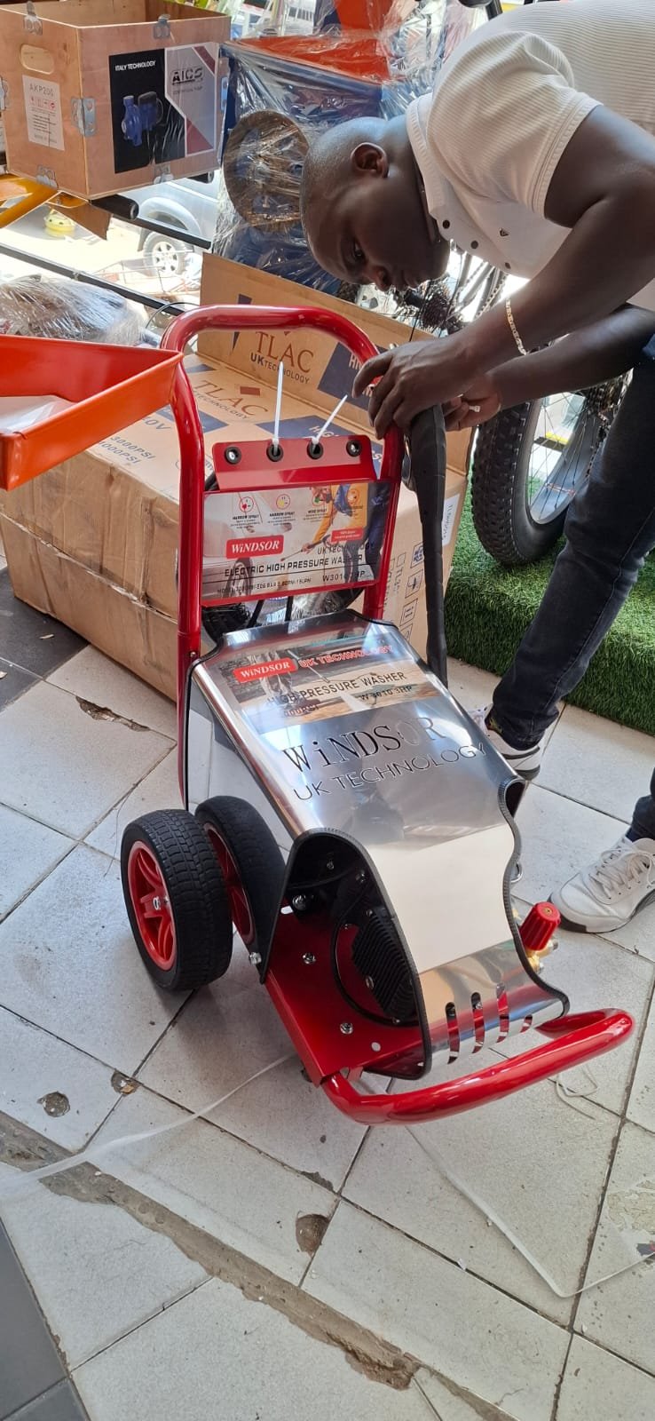Windsor uk electric high pressure car washer w3010 3hp 3000psi - Image 2