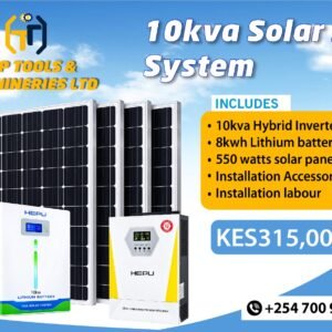8kwh lithium 10kva solar system kit