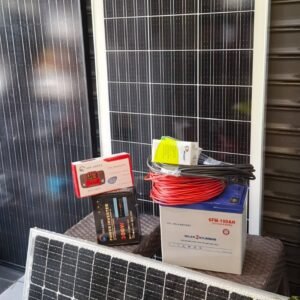 Complete 200watts Solar system package with 100ah battery