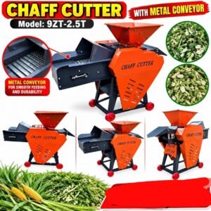 Metal conveyor smooth chaff cutter 600kgs/hr