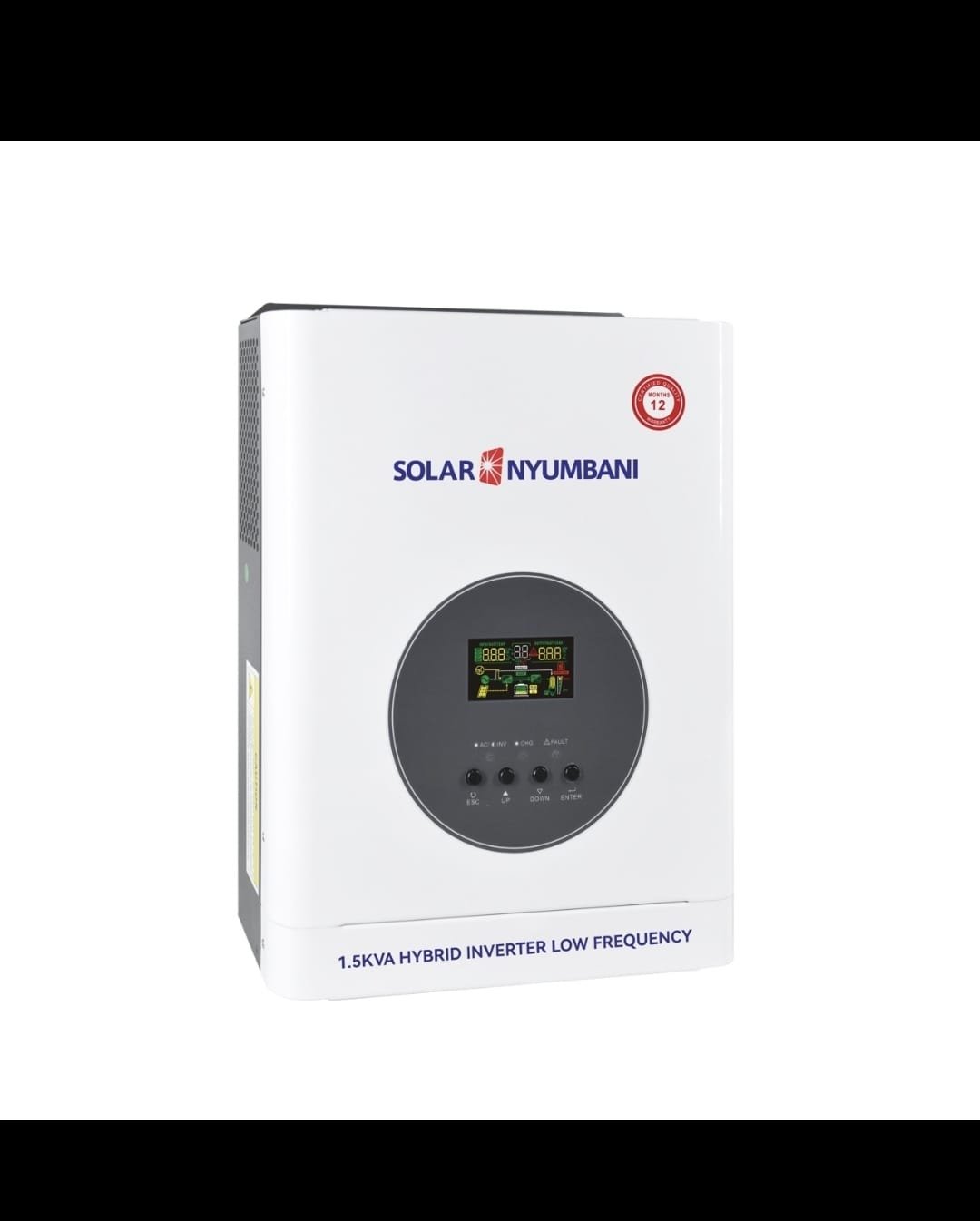 Pv15-105vdc Solar Nyumbani hybrid inverter low frequency 1.5kva 12volts