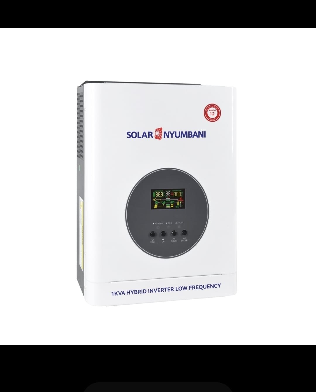 Pv15-105vdc Solar Nyumbani hybrid inverter low frequency 1kva 12volts
