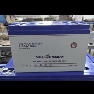 Solar Nyumbani gel vrla battery 6-gfj-100ah 12v