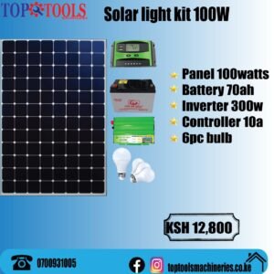 Solar light kit 100watts