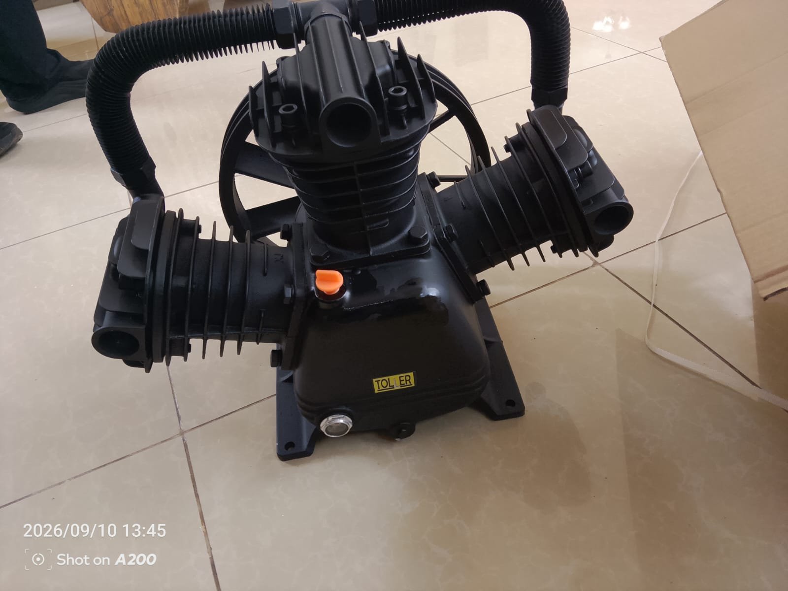 Cast iron compressor head wy3090 90mm 3piston - Image 2