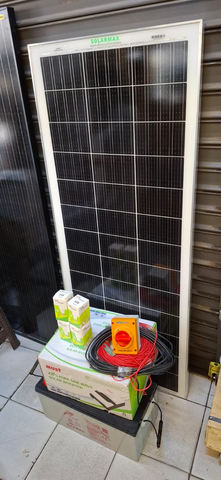 Must 1.5kva system kit with 200ah battery