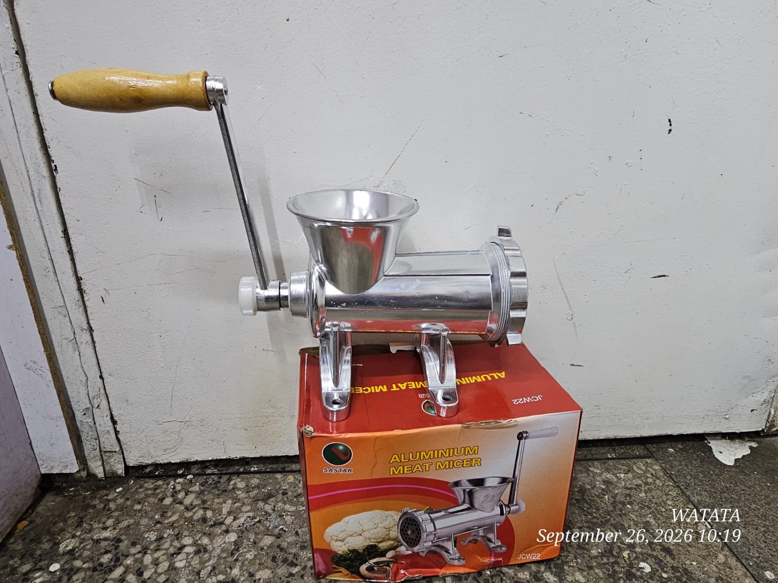 Manual meat mincer m22