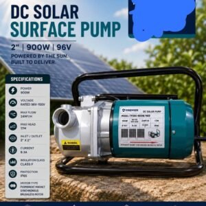 2inch Premier dc solar surface waterpump 96v 900w green