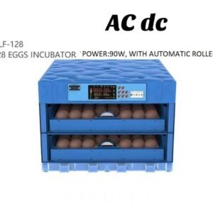 Ac dc 128eggs incubator with automatic roller 90watts