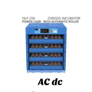Ac dc 256eggs incubator with automatic roller 110watts